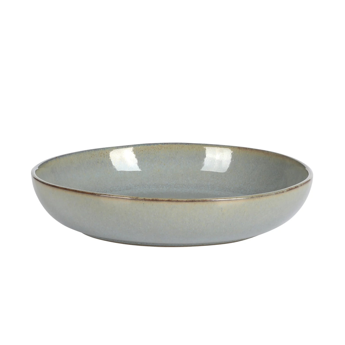 Gibson Elite Berea 16 Piece (Service for 4) Plates and Bowls Stoneware Dinnerware Set -Taupe