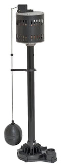 Superior Pump 92333 Multi Use Utility Sump Water Pump, 120 V, 0.33 Hp, 1-1/4 in Outlet, 50 Gpm, Thermoplastic - Black