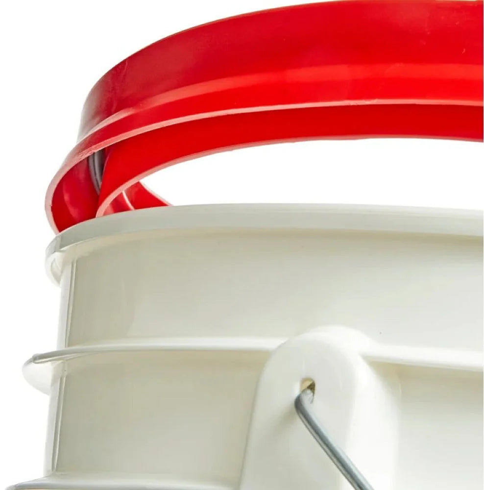 Set of 12 Red Gamma Seal Lids - Leak-Proof, Twist-Lock Tops for 3.5 to 7 Gallon Buckets