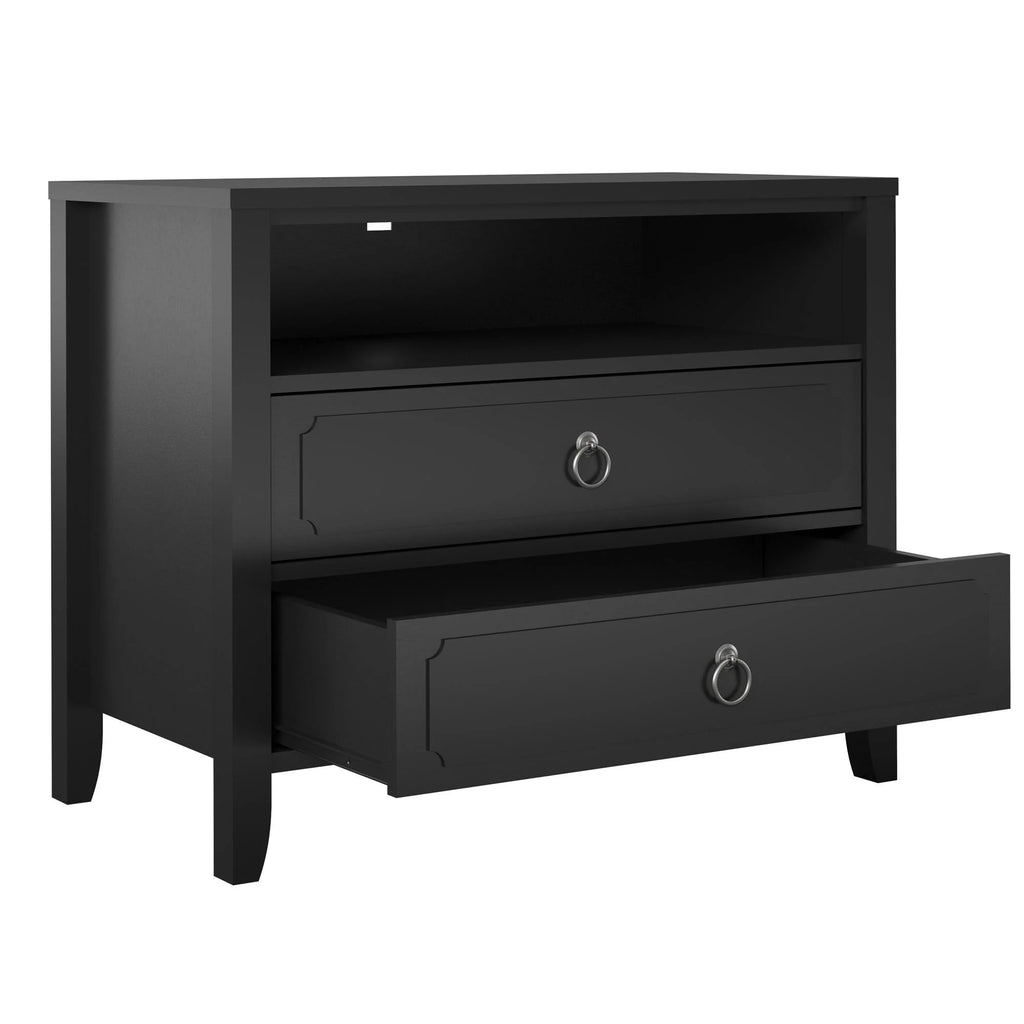 Her Majesty 2 Drawer Nightstand, Mustard Yellow