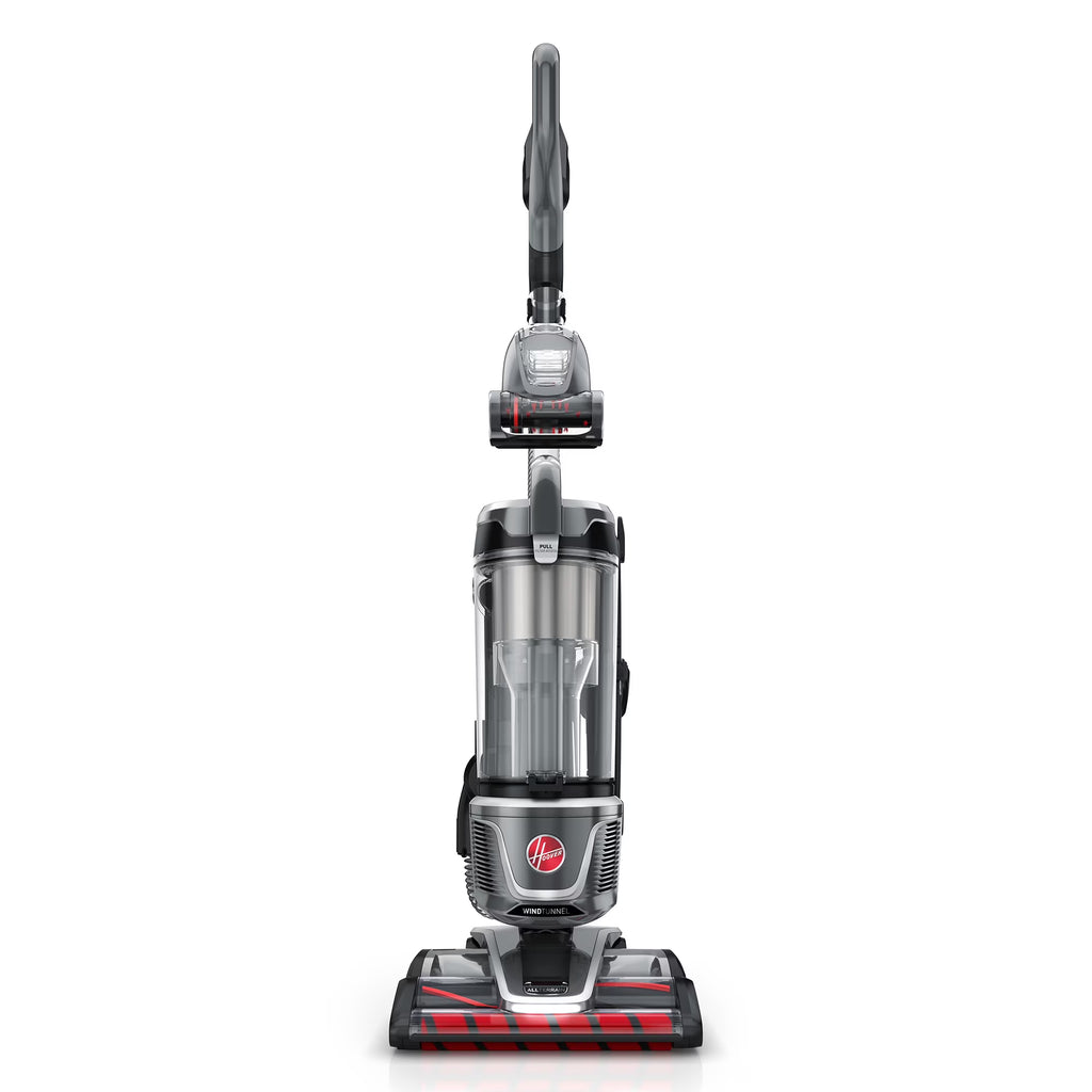 Hoover Upright Vacuum, WindTunnel All Terrain Bagless, Strong Suction, Hard Floor and Carpet, HEPA Filter, Dual Brush Rolls, and Swivel Steering UH77210V, New