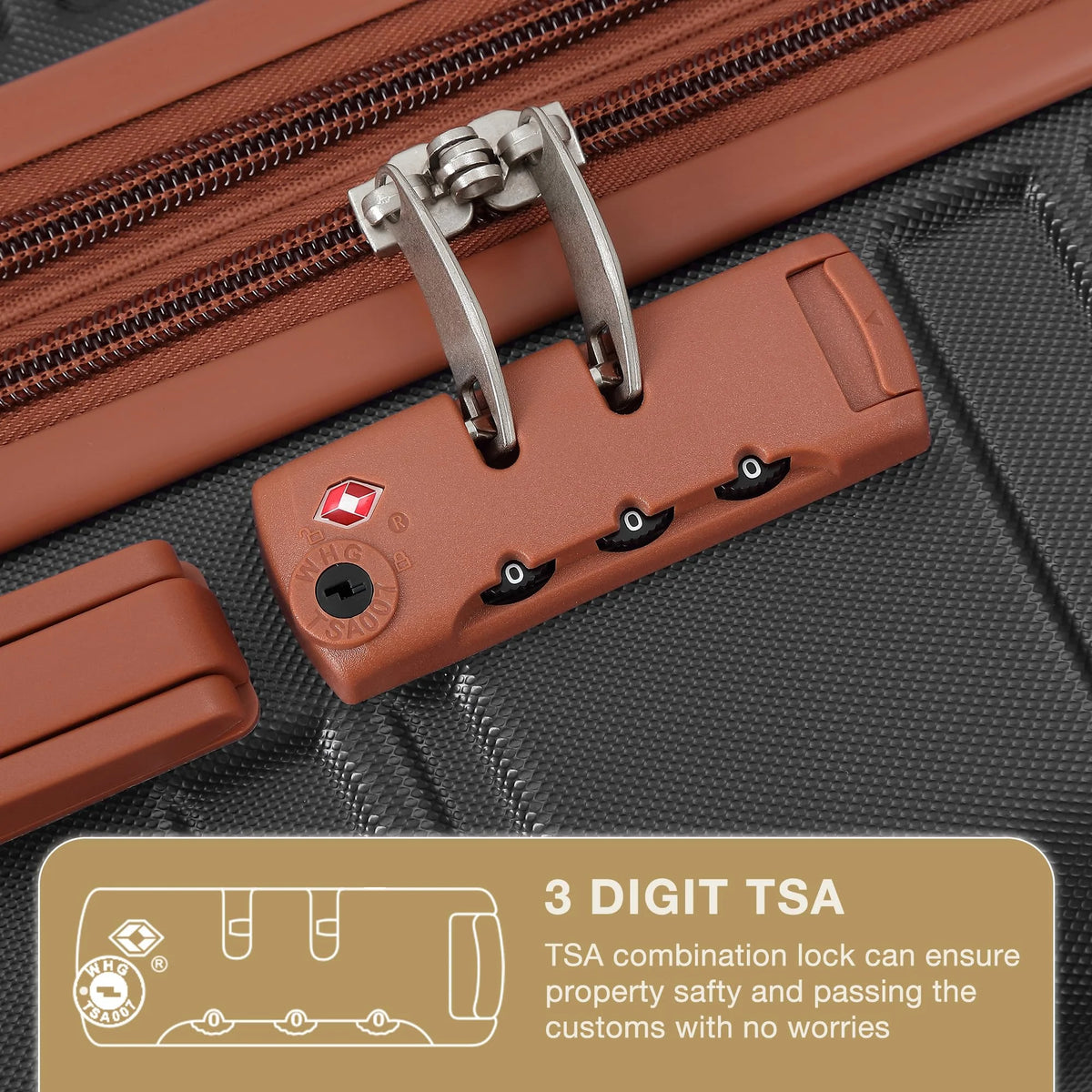 TROPOW Luggage Setss,Suitcases with Wheels,Luggage Expandable Suitcase 3 Piece Sets, Luggage Sets of 3 Piece Suitcase with Spinner Wheels, Hardshell Luggage 3 Piece Sets(20"/24"/28")