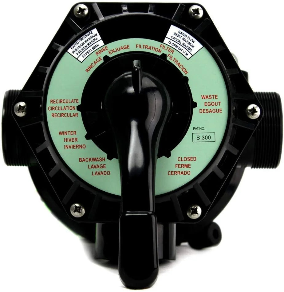 Rx Clear Radiant 22" Sand Filter with 6 Position Valve for Above-ground Swimming Pools