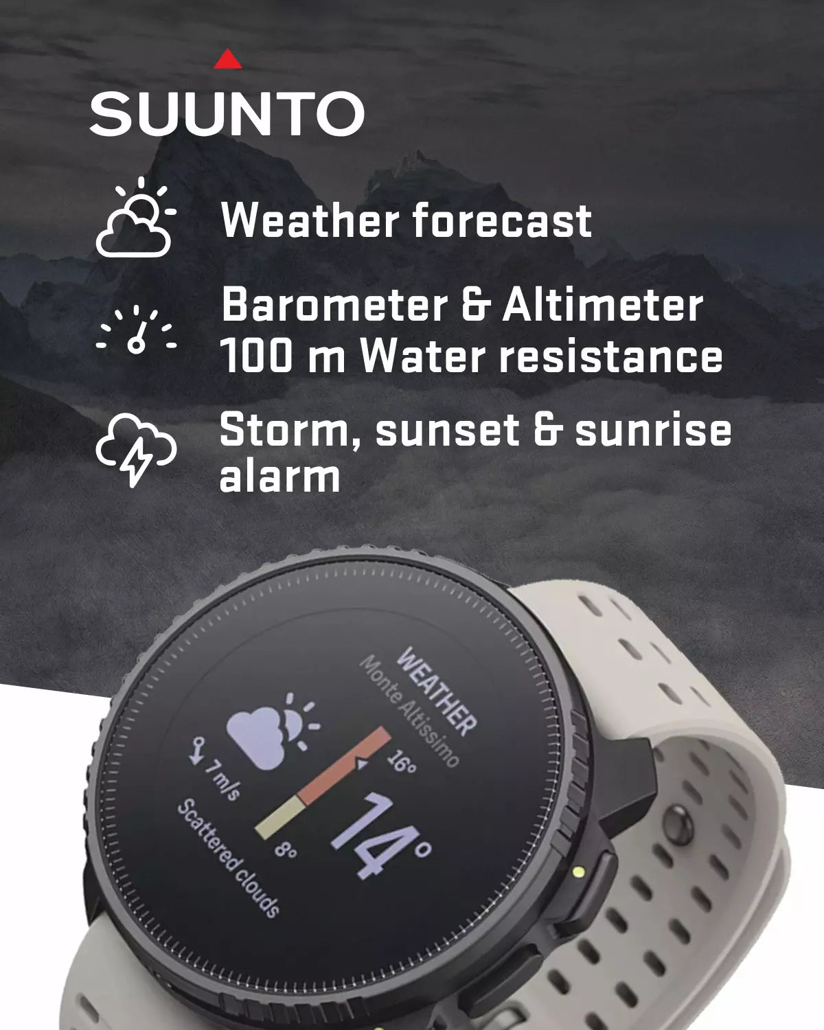 Suunto Vertical Watch, All Black, One Size