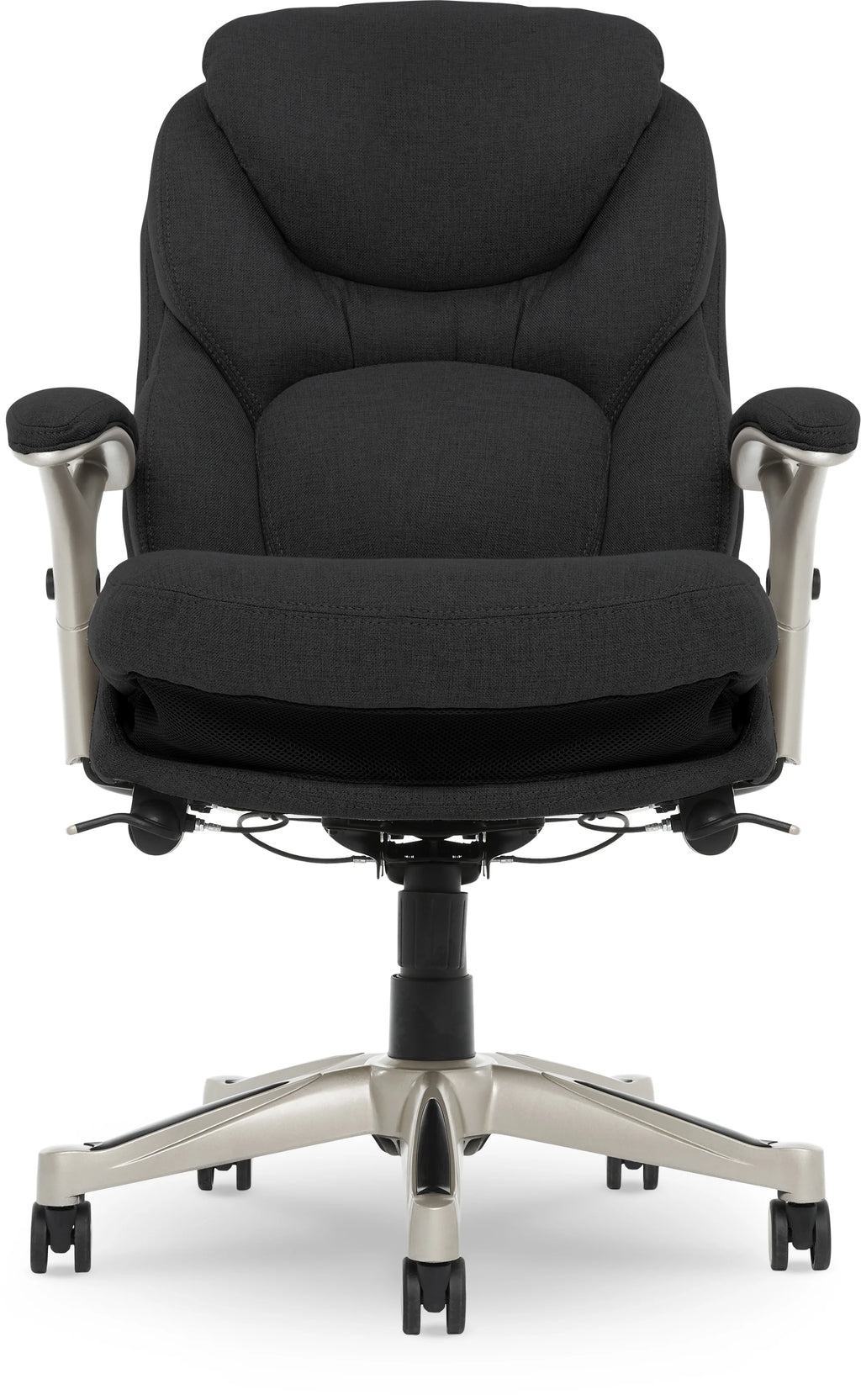 Serta Back in Motion Technology Fabric Executive Office Chair, Light Gray
