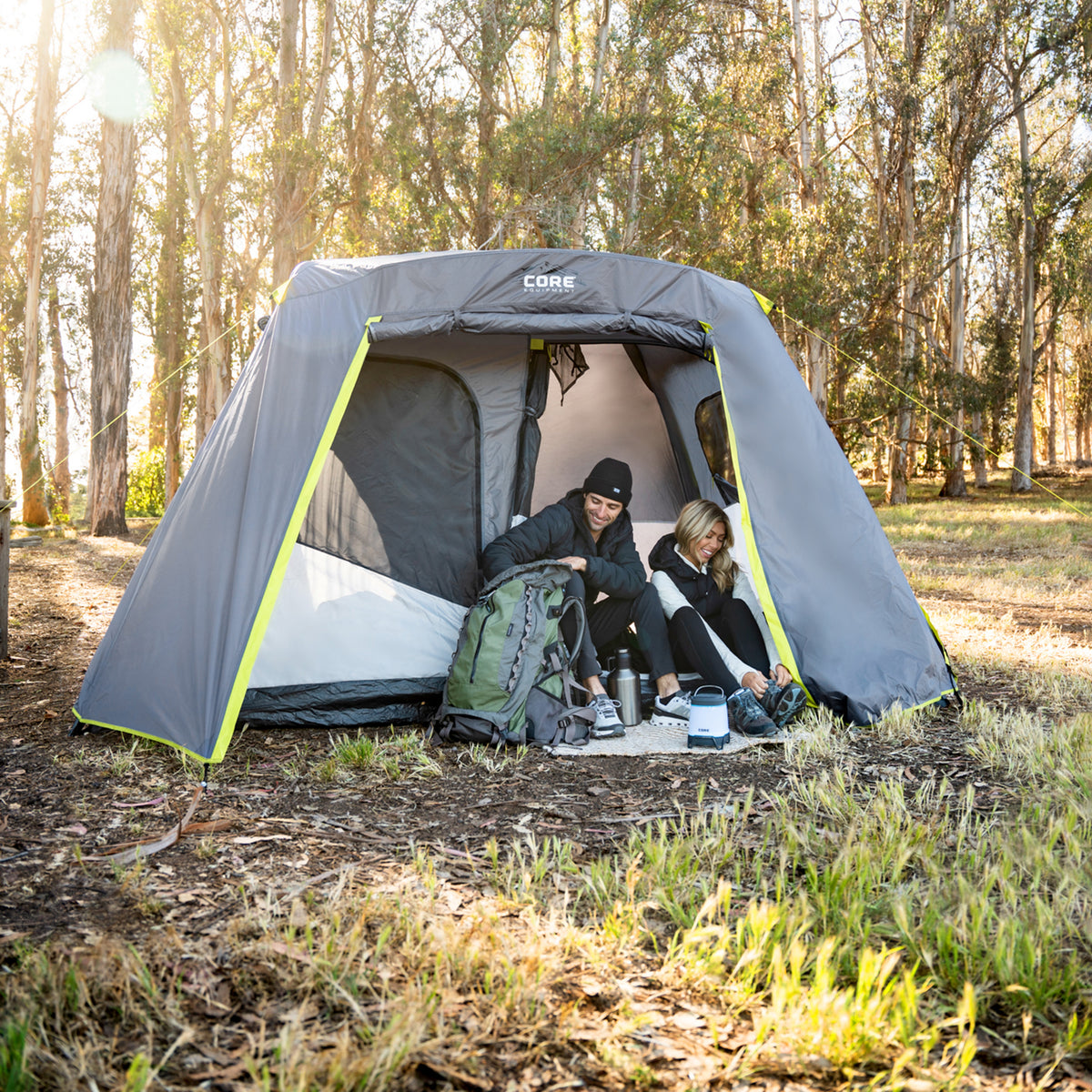 CORE 6 Person Instant Cabin Tent with Full Rainfly