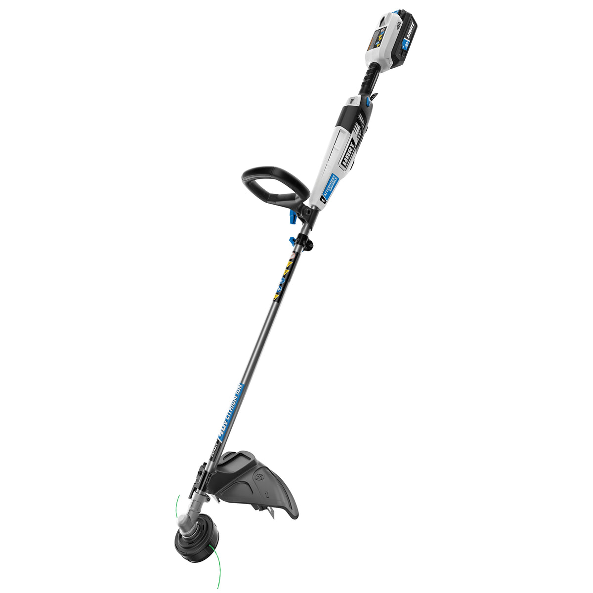 HART 40-Volt Cordless Attachment Capable 15-inch String Trimmer Kit, (1) 4.0Ah Lithium-Ion Battery