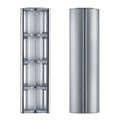 Medicinehaus Double Door, Vertical Column, Wall Mount Storage Cabinet