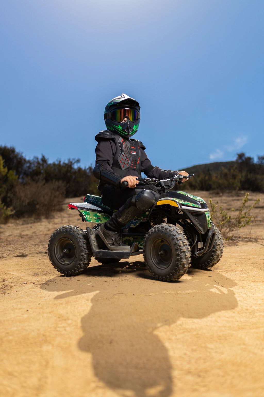 Droyd Fury Electric Youth ATV, 36V 500W Brushless Motor, Dual Suspension, Max Speed 15 mph, Offroad