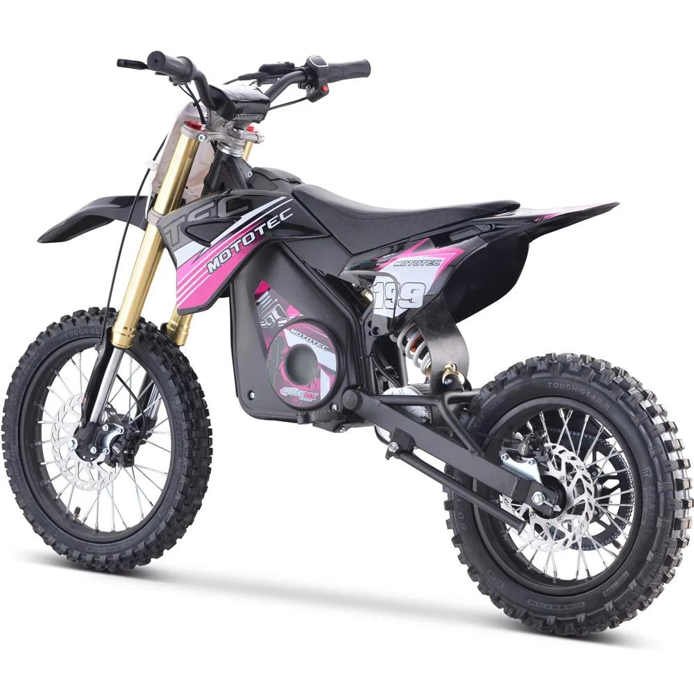 MotoTec 48v Pro Electric Dirt Bike 1800w Lithium Green