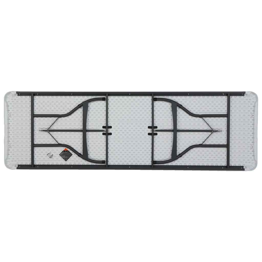 Lifetime 8 ft. Commercial Nesting Rectangle Folding Table for Indoor/Outdoor Use