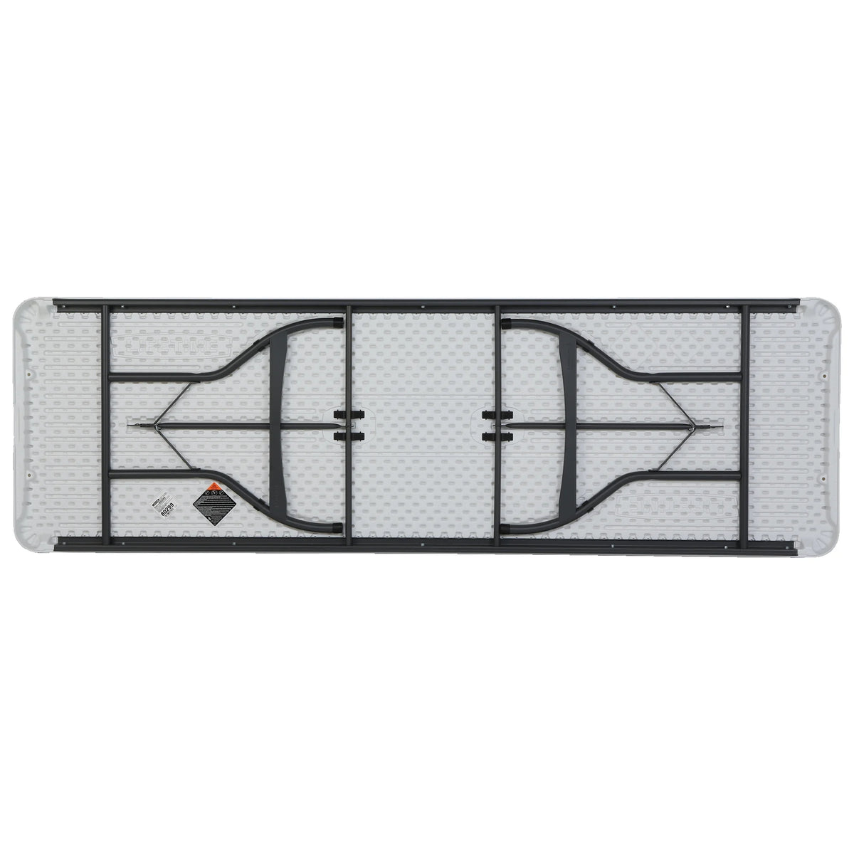 Lifetime 8 ft. Commercial Nesting Rectangle Folding Table for Indoor/Outdoor Use