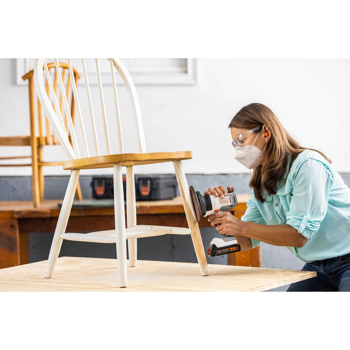 BLACK+DECKER 20V MAX* Matrix Cordless Combo Kit, 6-Tool, White And Orange, (BDCDMT1206KITWC)