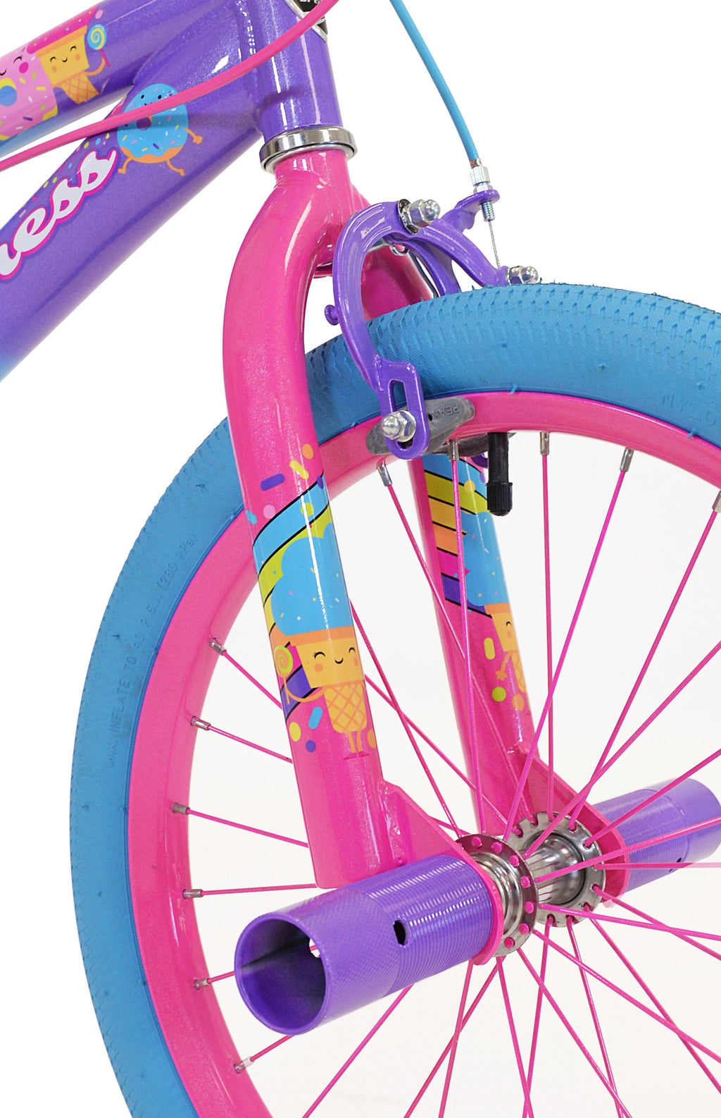 18" Sweetness Girls Bike, Purple/Pink/Blue