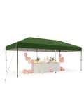 10x10FT/10x20FT Canopy Tent Pop Up Canopy, Commercial Instant Setup Canopy with 210D Fabric, Heavy Duty Commercial Instant Craft Fair Tent for Farmer Market, Vendor, Party, Event