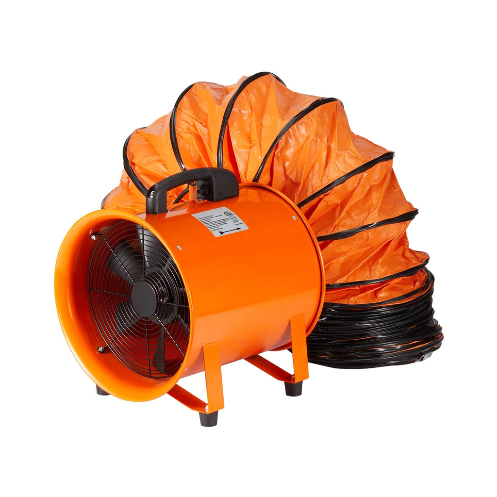 KFFKFF 16" Extractor Fan Blower Portable 33ft Duct Hose Ventilator Industrial