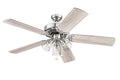 Prominence Home 51592 Saybrook Ceiling Fan, 52, Nickel