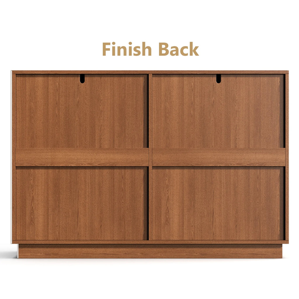 Wood Dresser, 6 Drawer Dresser for Bedroom, Modern Chest of Drawers with Deep Drawers Waterproof Living Room, Hallway, Entryway