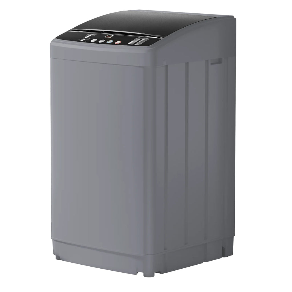 TABU Washer and Dryer Set, 17.6LBS Full Automatic Washing Machine & 8.8LBS Portable Dryer (Gray&White)