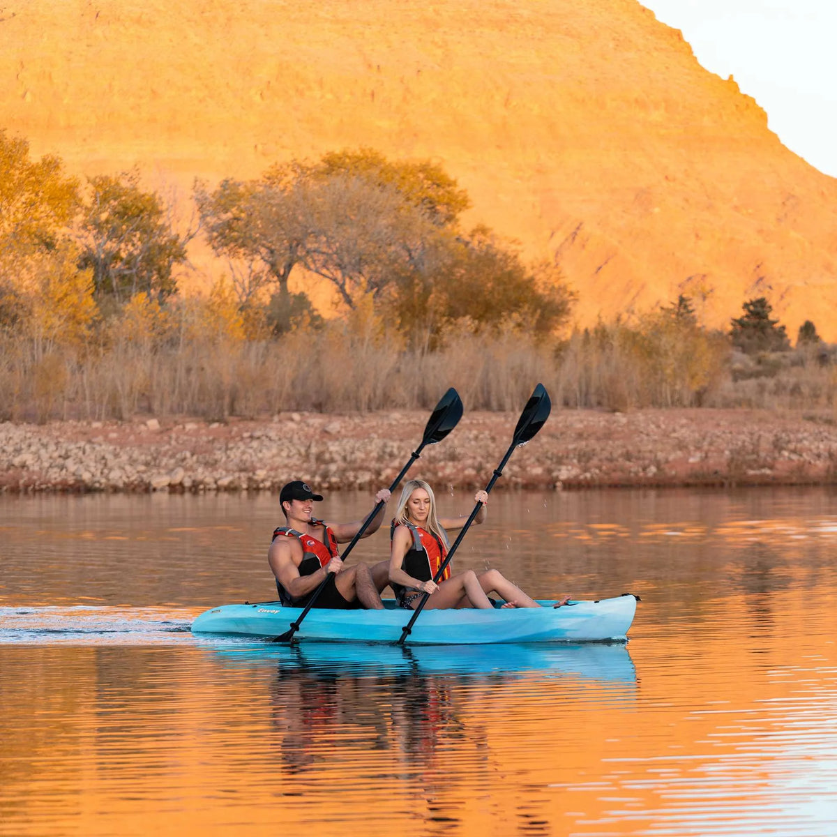 Lifetime Envoy 10.5 Ft. Sit-on-Top Tandem Kayak, Sunset Fusion (91260)