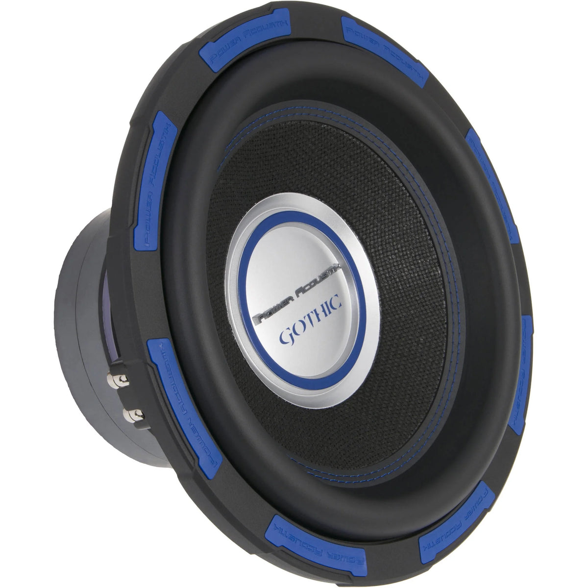 Power Acoustik Gothic Series GW-124 Premium 12" Subwoofer - 2,500 Watt Max, Composite Fiber Rigid Cone (New)