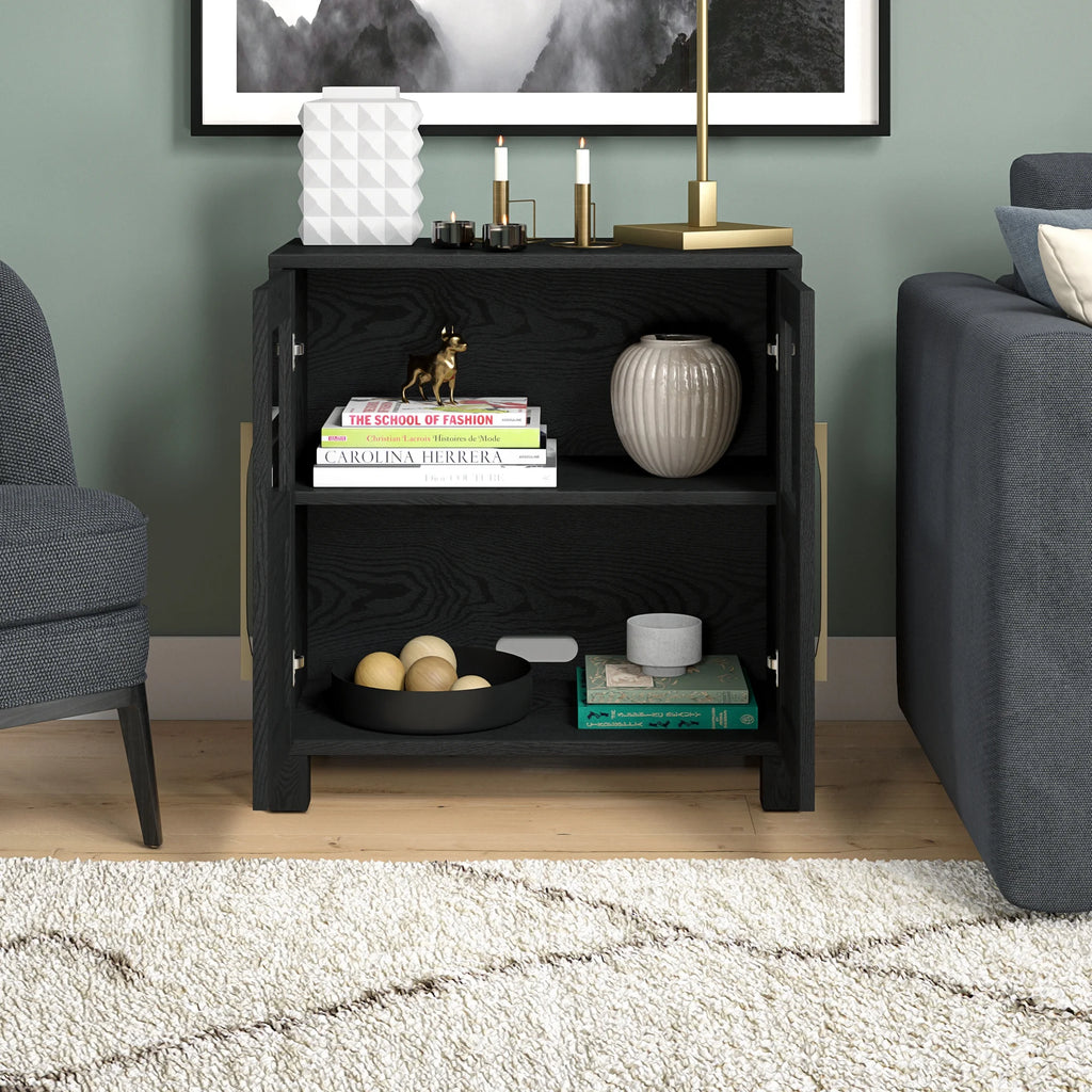 Evelyn&Zoe Holbrook Rectangular Accent Cabinet, Alder White