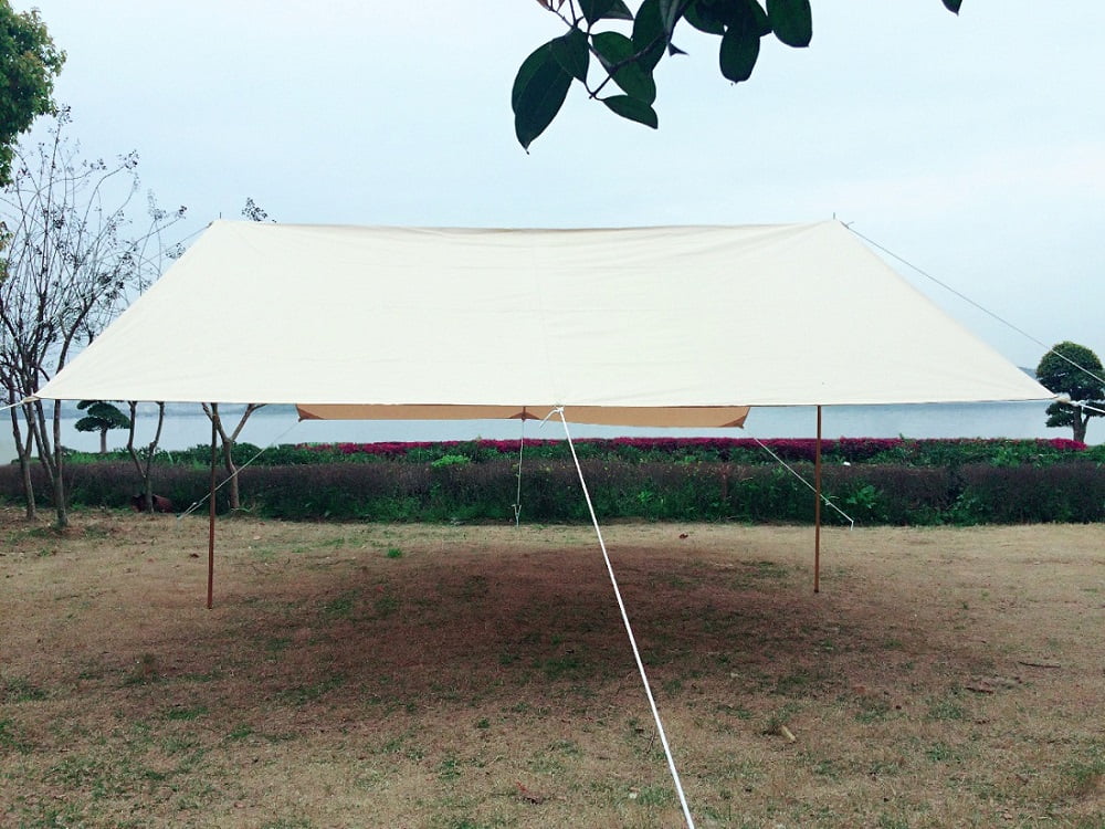 Waterproof Cotton Canvas Awning The Vestibule for Camping Tent Outdoor Shelter Tent