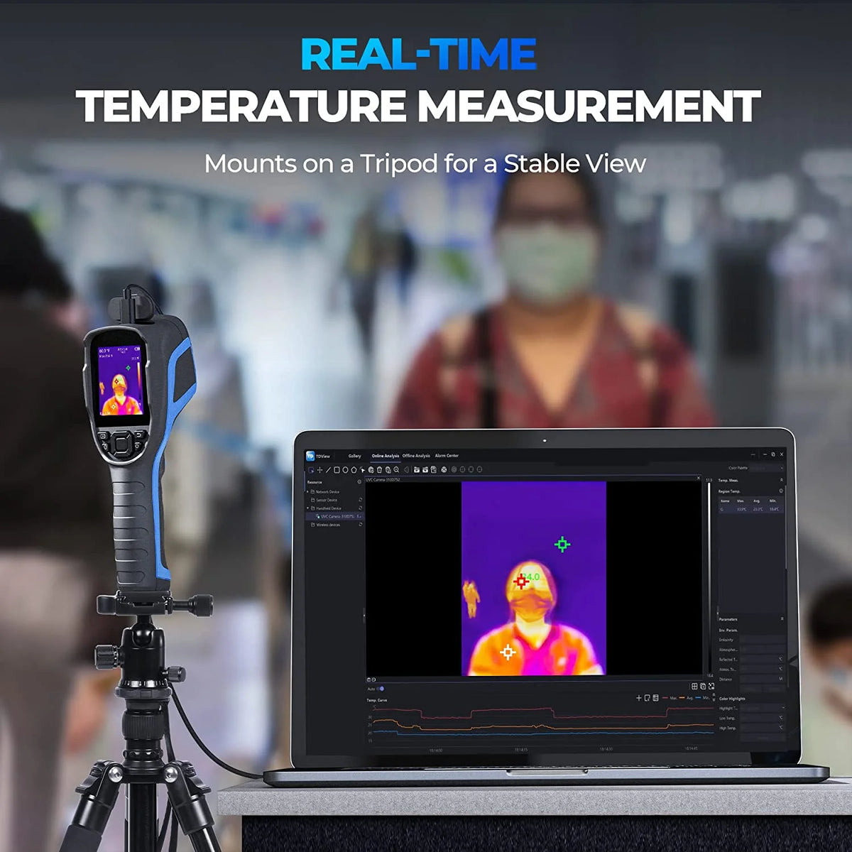 Thermal Imaging Camera TOPDON TC005 256 x 192 IR High Resolution Dual-Camera -4��F~1022��F Handheld Infrared Thermal Imager