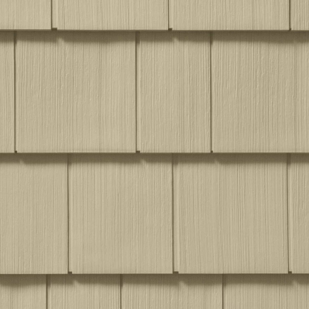 CertainTeed Cedar Impressions Double 7 Inch Straight Edge Perfection Shingles Siding (1/2 Square)