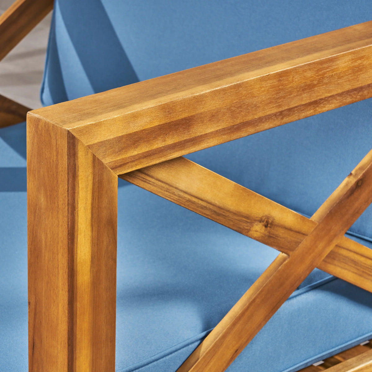 Outdoor Acacia Club Chairs