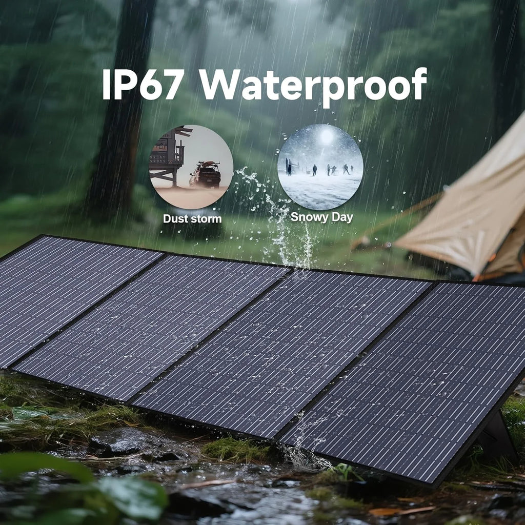 ALLPOWERS Beige R600 Portable Power Station 600W, 299Wh LiFePO4 Battery, Wireless Charging, Solar Generator Charger for Camping, Home Backup, Emergency, off-Grid, Power Outage