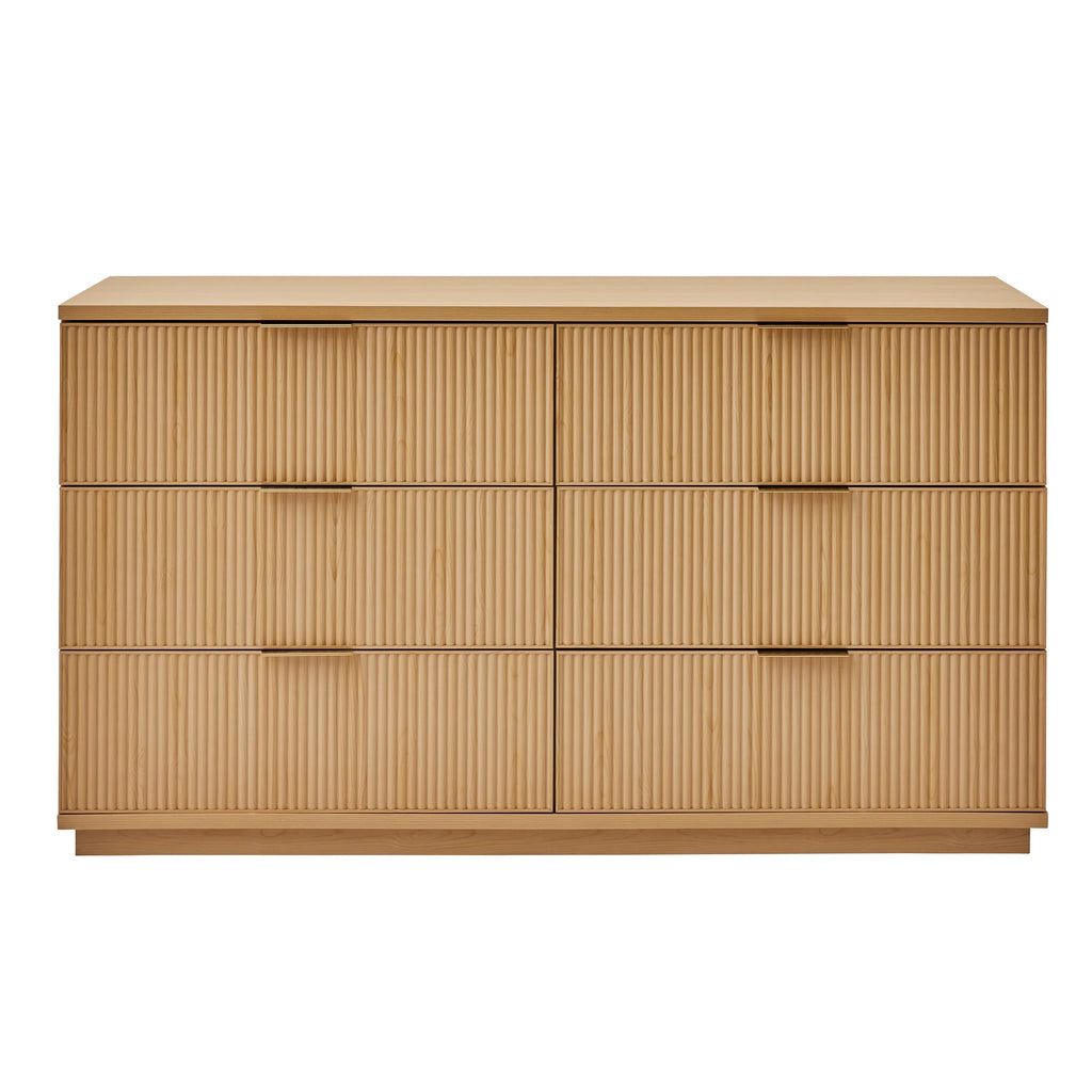 Better Homes and Gardens Lillian 6 Drawer Dresser, White