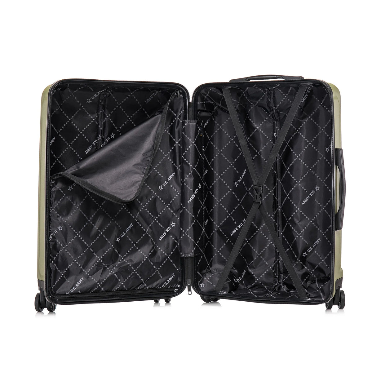 US ARMY FOX 28" Large Suitcase Black