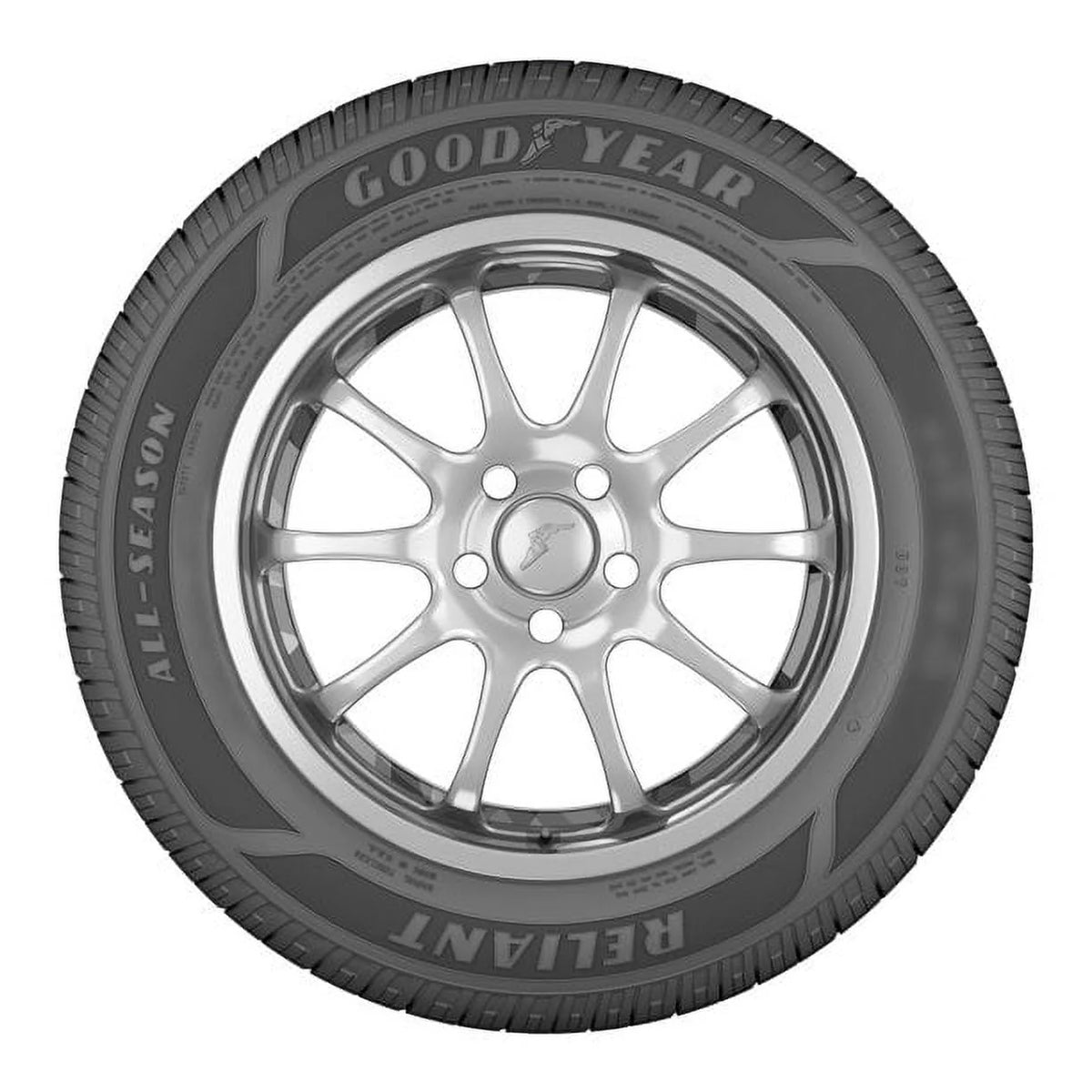 Goodyear Reliant All-Season 225/55R18 98V Tire Fits: 2019 Subaru Crosstrek Hybrid, 2018 Subaru Crosstrek Base