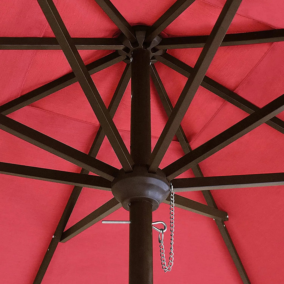 EliteShade Sunumbrella 6x6Ft Square Market Umbrella with Ventilation