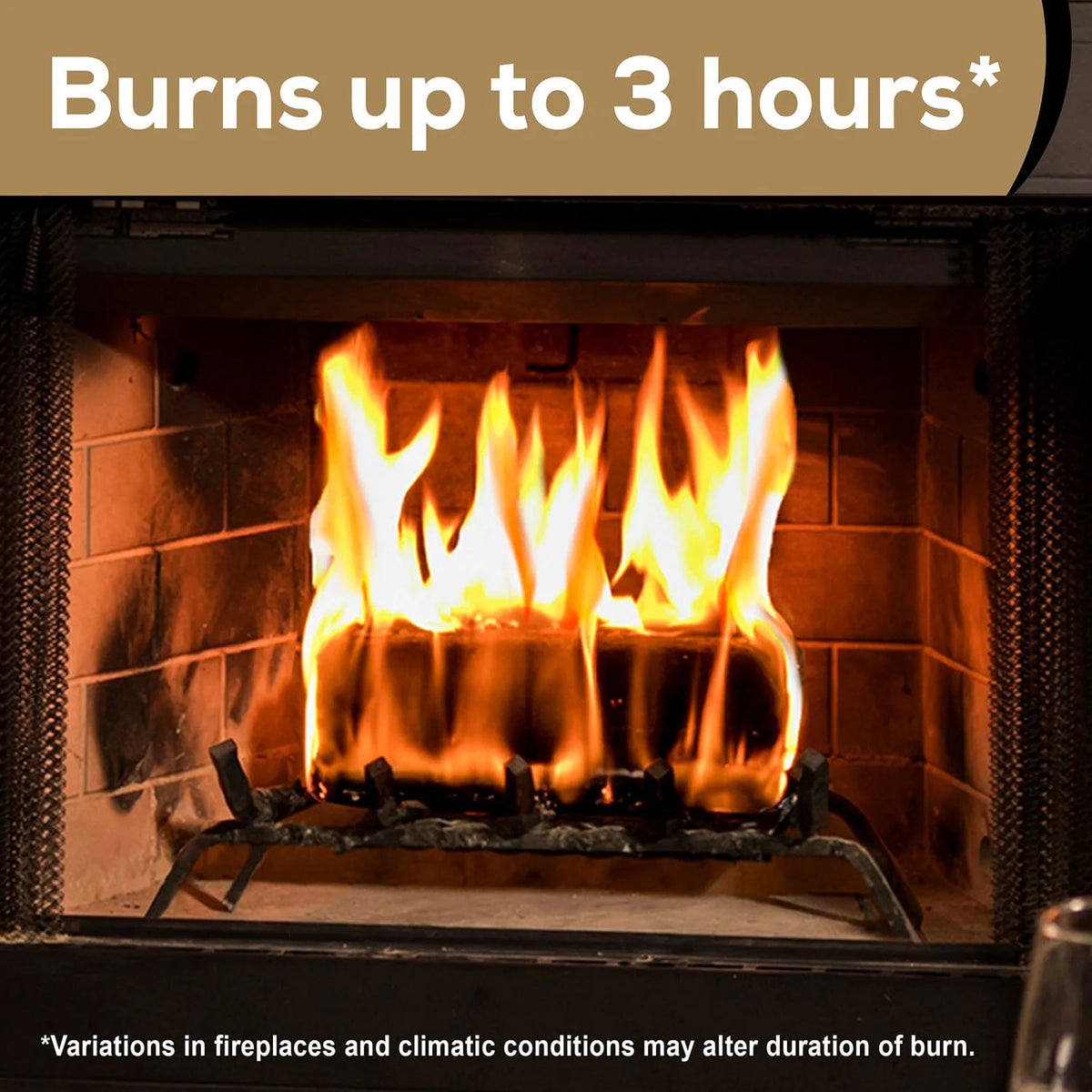 Duraflame Gold Ultra-Premium 4.5 lb Firelogs 9-Pack Case, Pack of 5, Long-Lasting 3-Hour Burn, Clean and Convenient Indoor or Outdoor Fireplace Logs
