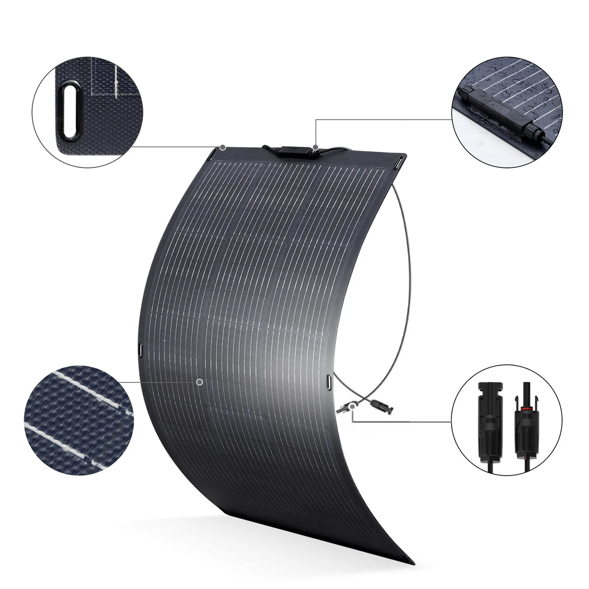 ALLPOWERS R2500 2016Wh Portable Solar Generator Kit with 100W Monocrystalline Flexible Solar Panel