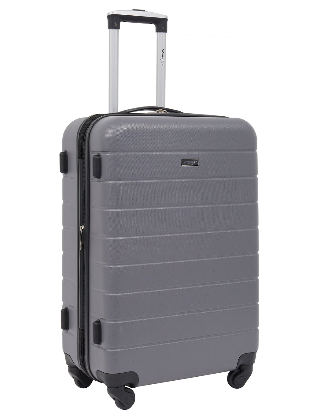 Wrangler 3 Piece Luggage Set with Cup Holder and USB Port, Olive Green