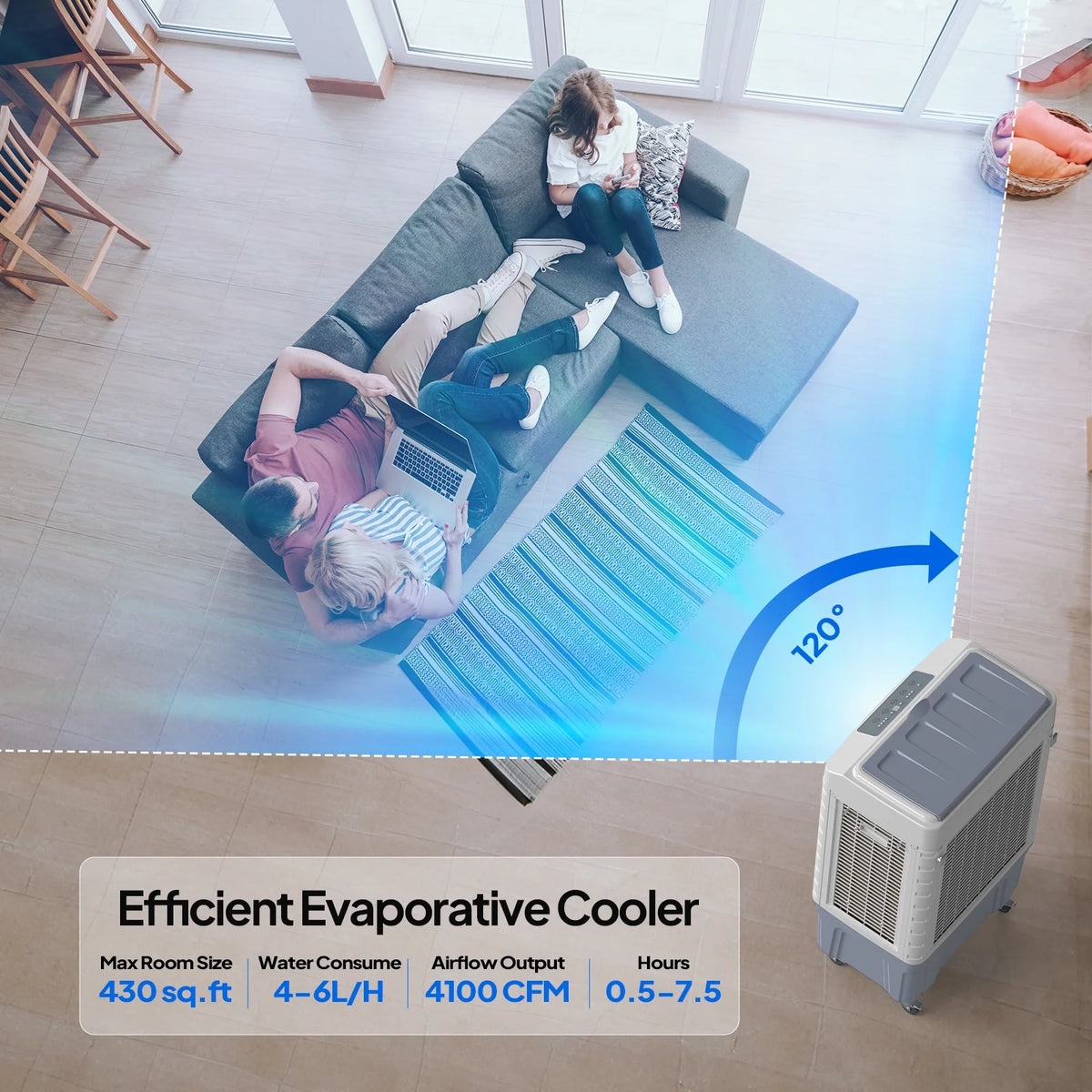 ROVSUN Portable Air Conditioners, White
