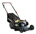 SENIX Gas Lawn Mower, 21-Inch, 140 cc 4-Cycle Briggs & Stratton Engine, 3-In-1 Push Lawnmower, 6-Position Height Adjustment with 11-Inch Rear Wheels, LSPG-M7, Blue