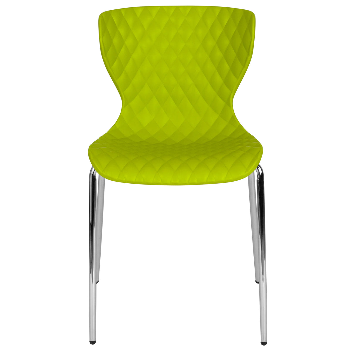Flash Furniture 4 Pack Lowell Contemporary Design Orange Plastic Stack Chair