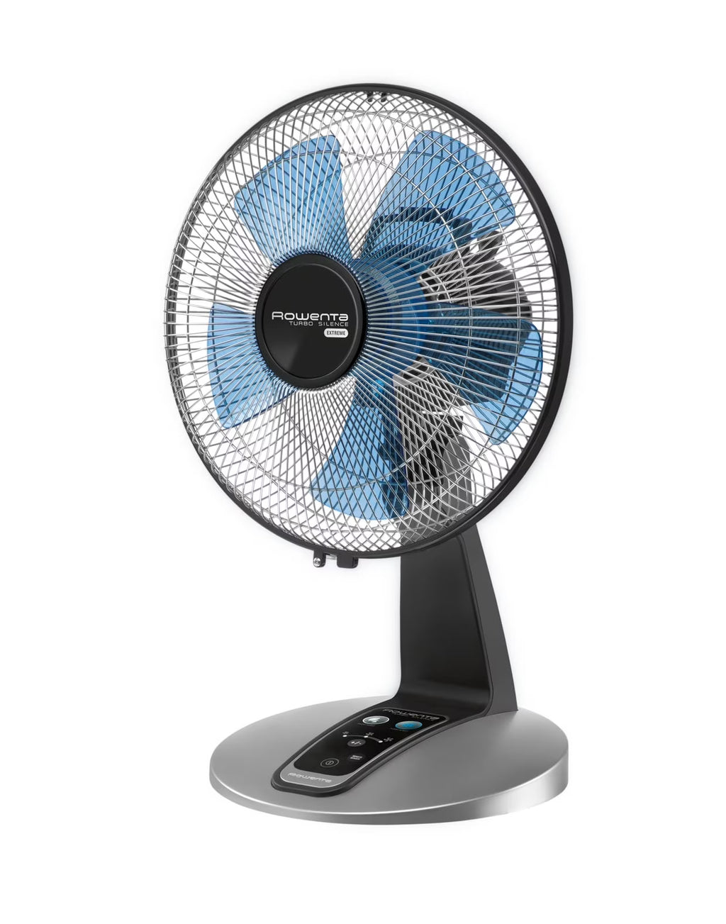 Rowenta Turbo Silence Standing Floor Fan with Remote, 53 Inch, Portable, 5 Speeds, VU5670