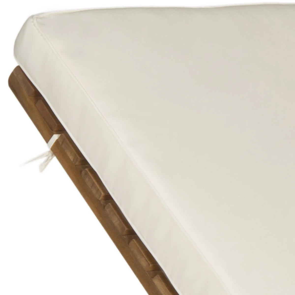 Safavieh  Outdoor Newport Solid Wood Chaise Lounge Chair with Side Table & Cushion - 27.6" x 78.7" x 14.2"