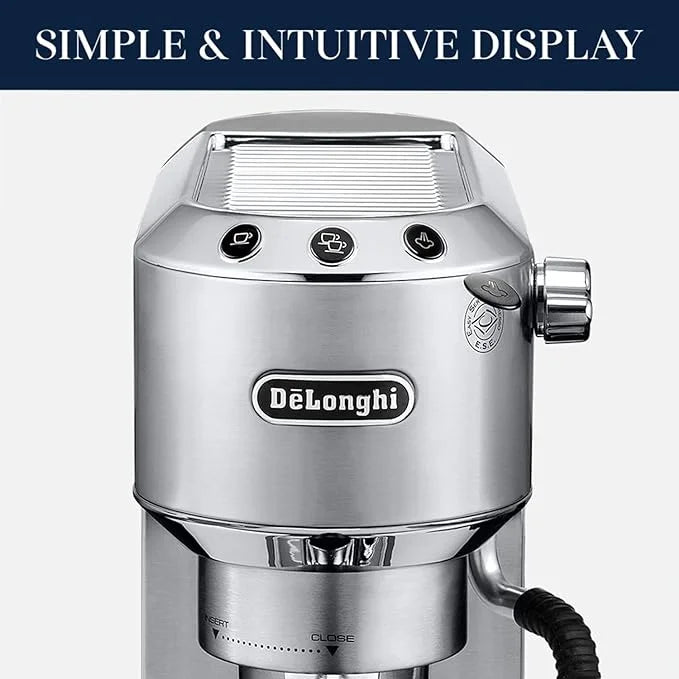 De'Longhi Dedica Arte 15-Bar, 2-Cup Metal Espresso Machine