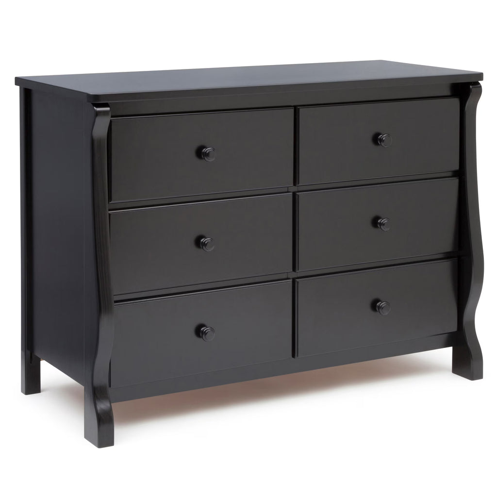 Delta Children Universal 6 Drawer Dresser with Interlocking Drawers - Greenguard Gold Certified, Grey
