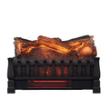 Duraflame Infrared Quartz Log Set Heater with Realistic Ember Bed and Logs, Black, 13.64 lb