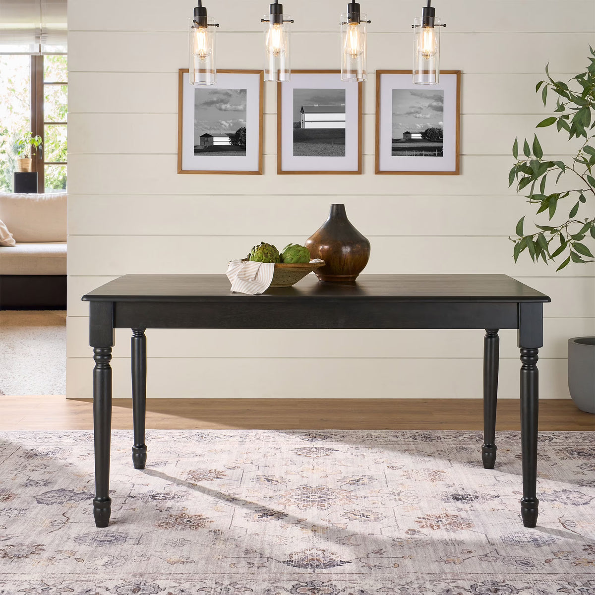 Better Homes and Gardens Autumn Lane Farmhouse Dining Table, Multiple Finishes