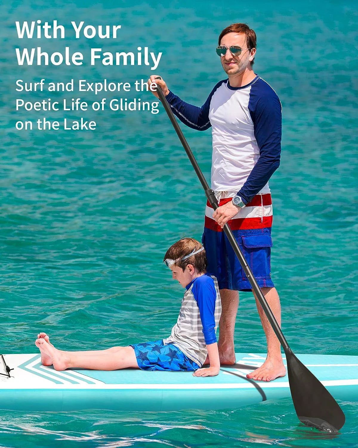 Inflatable Stand up Paddle Board SUP Inflatable Paddle Board with Paddleboard Accessories Triple Action Pump Fishing Green