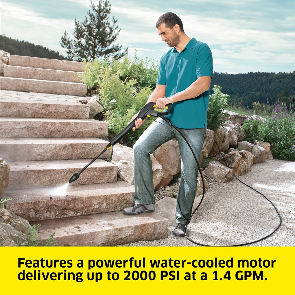 Karcher Pressure Washer, K5 Premium, 1.45 GPM, Hose Reel, 32 ft. Hose - 2000 PSI