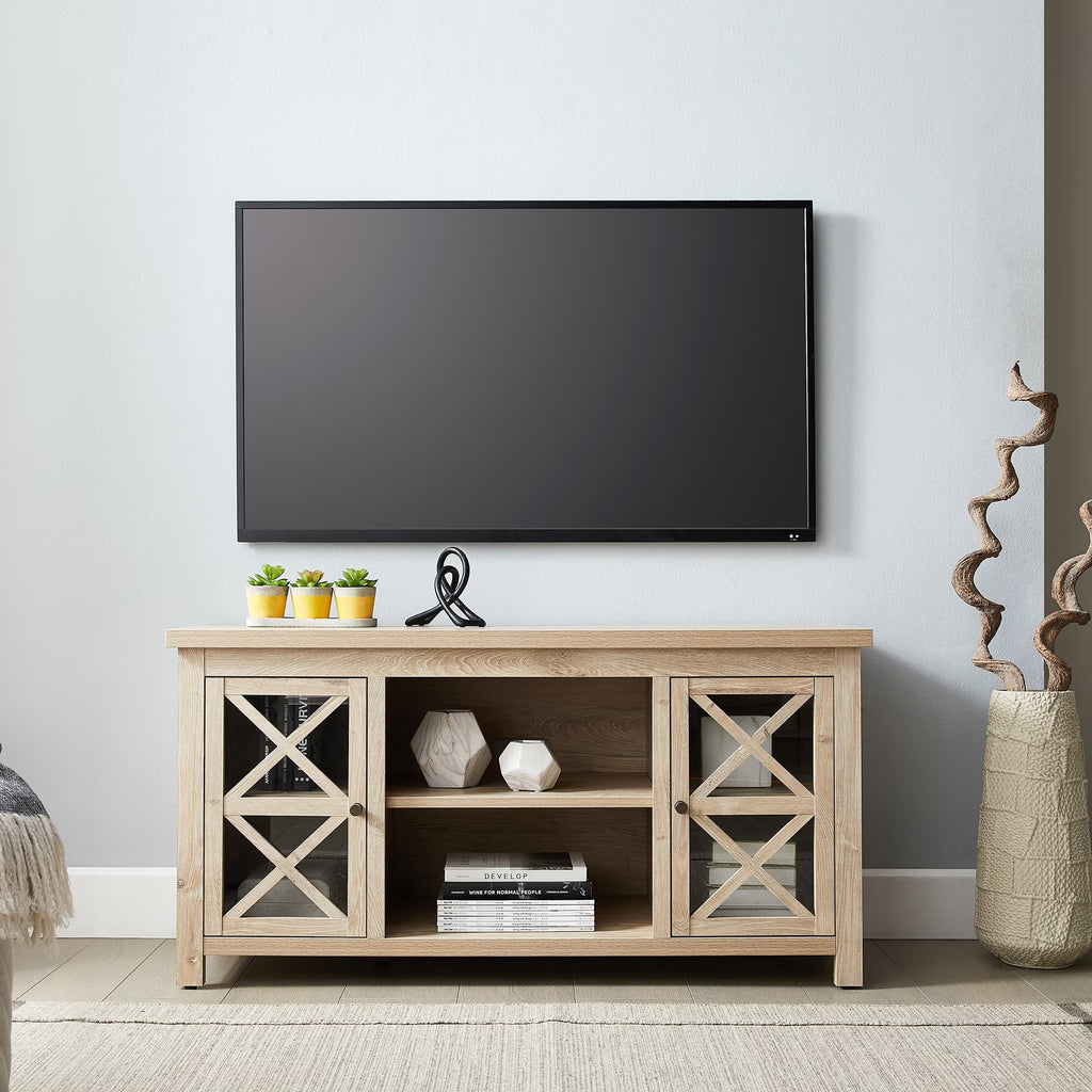 Evelyn&Zoe Colton TV Stand for TV's up to 55", White